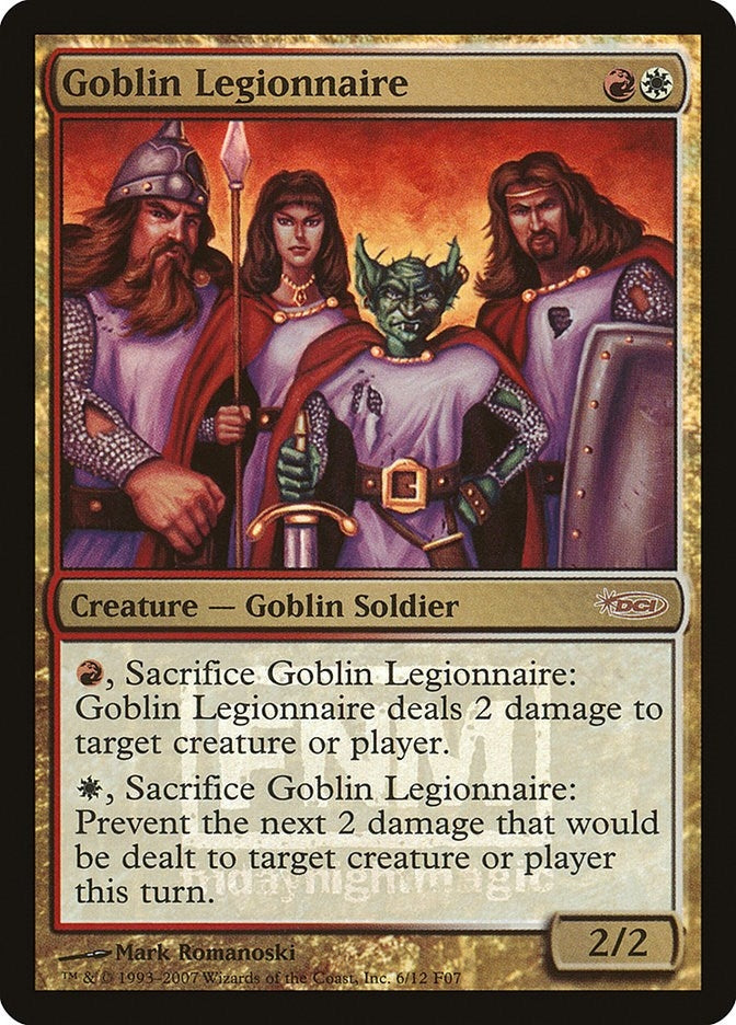 Image for Goblin Legionnaire (6) - Magic: The Gathering