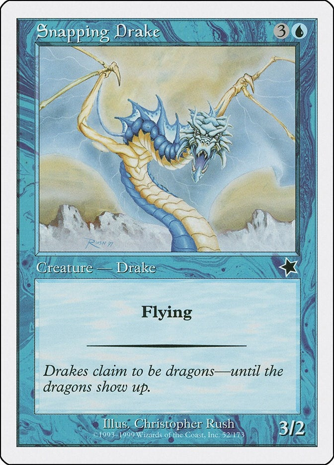 Image for Snapping Drake (52) - Magic: The Gathering