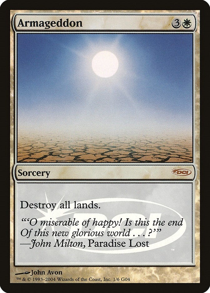 Image for Armageddon (1) (JDG) - Magic: The Gathering