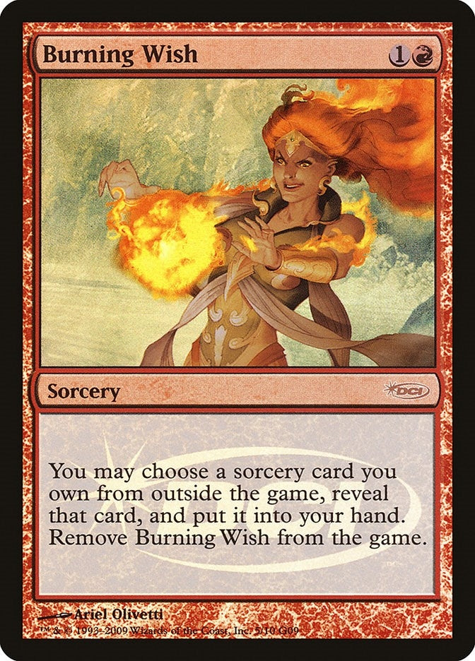 Image for Burning Wish (5) - Magic: The Gathering