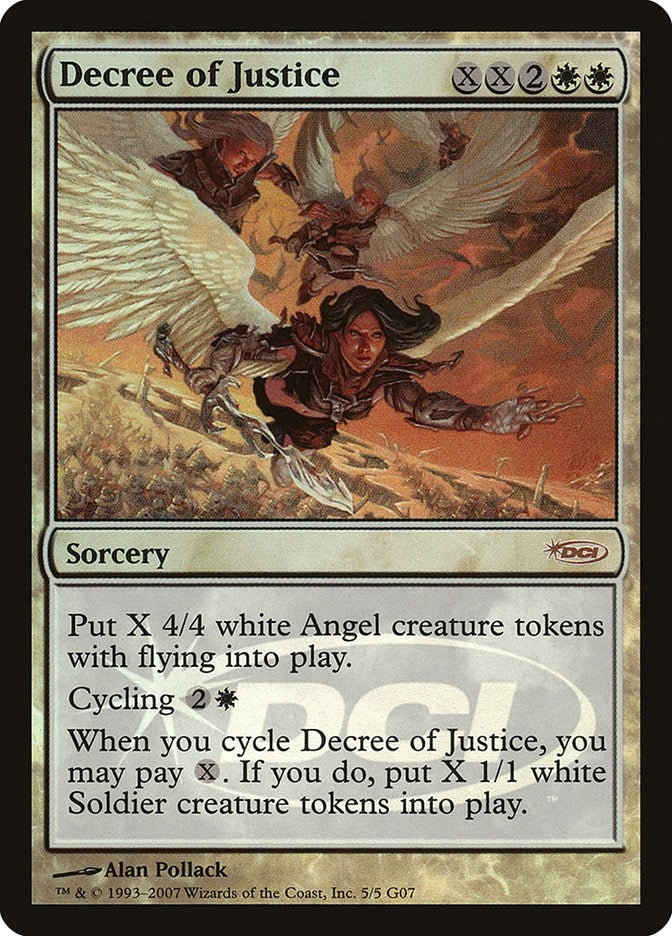 Image for Decree of Justice (5) - Magic: The Gathering