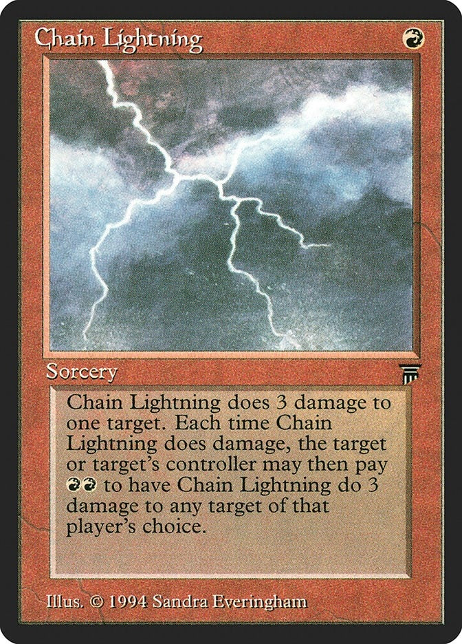 Image for Chain Lightning - Magic: The Gathering
