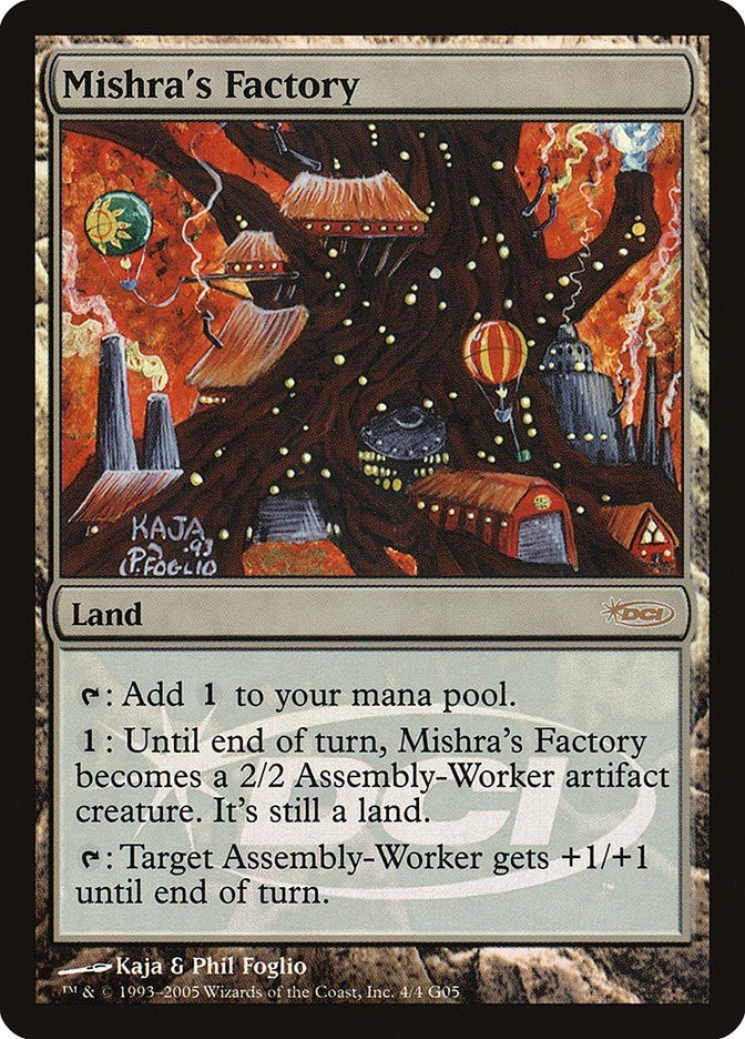 Image for Mishra's Factory (4) (JDG) - Magic: The Gathering
