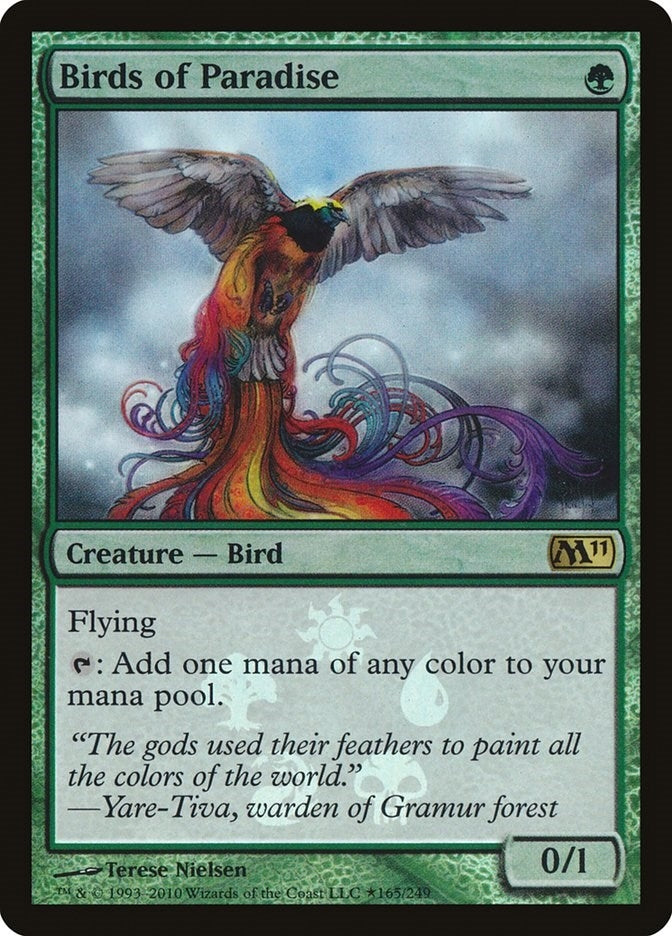 Image for Birds of Paradise (165) - Magic: The Gathering
