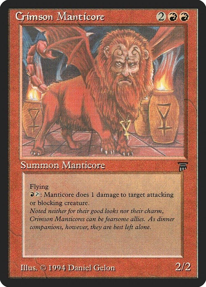 Image for Crimson Manticore - Magic: The Gathering