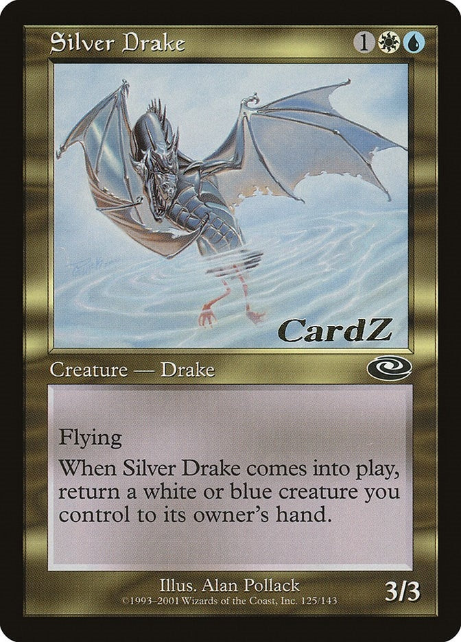 Image for Silver Drake (125) - Magic: The Gathering