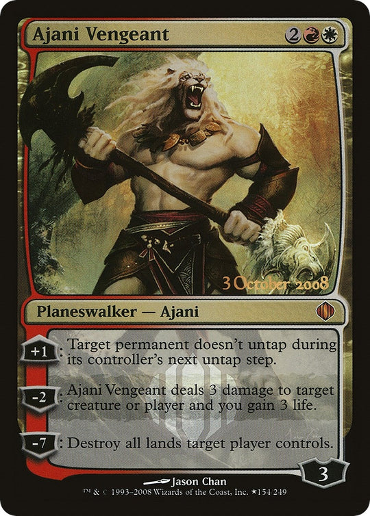 Image for Ajani Vengeant (154) (LARP) - Magic: The Gathering
