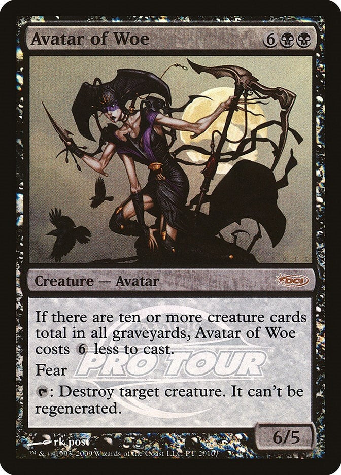 Image for Avatar of Woe (PT 2010) - Magic: The Gathering
