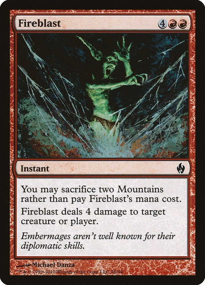 Image for Fireblast (26) - Magic: The Gathering