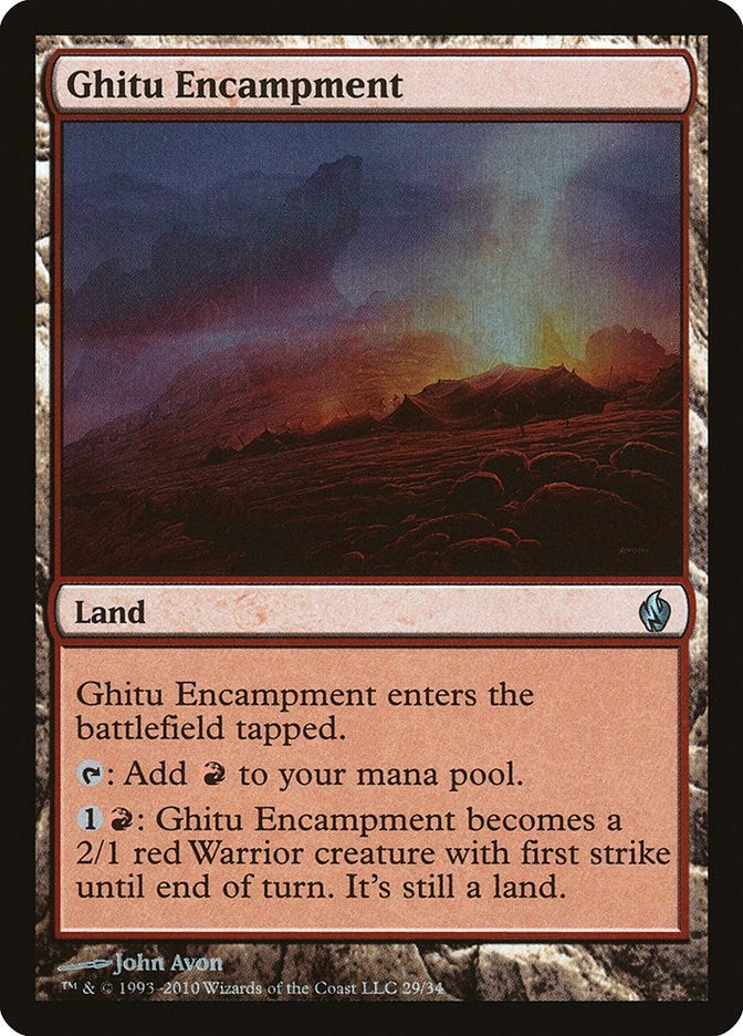 Image for Ghitu Encampment (29) - Magic: The Gathering