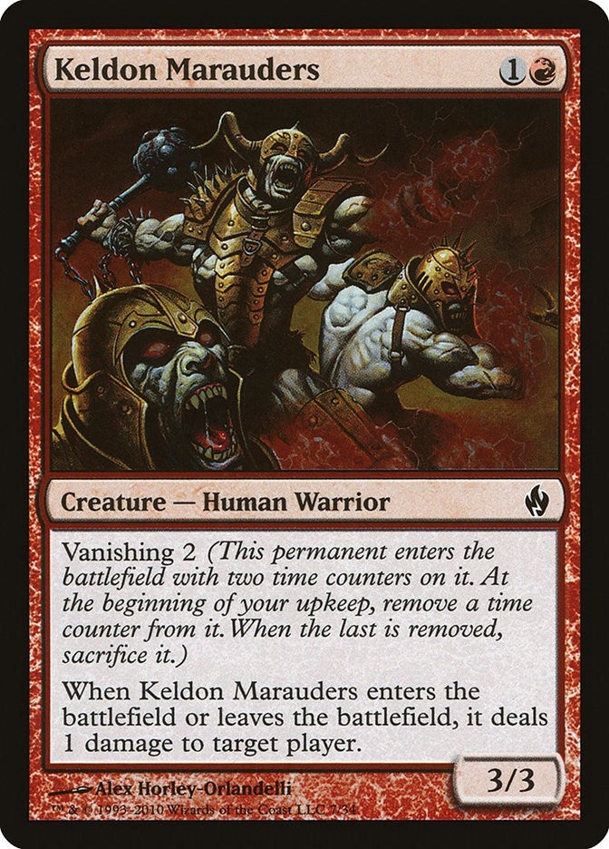 Image for Keldon Marauders (7) - Magic: The Gathering
