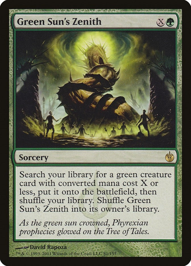 Image for Green Sun's Zenith (81) - Magic: The Gathering