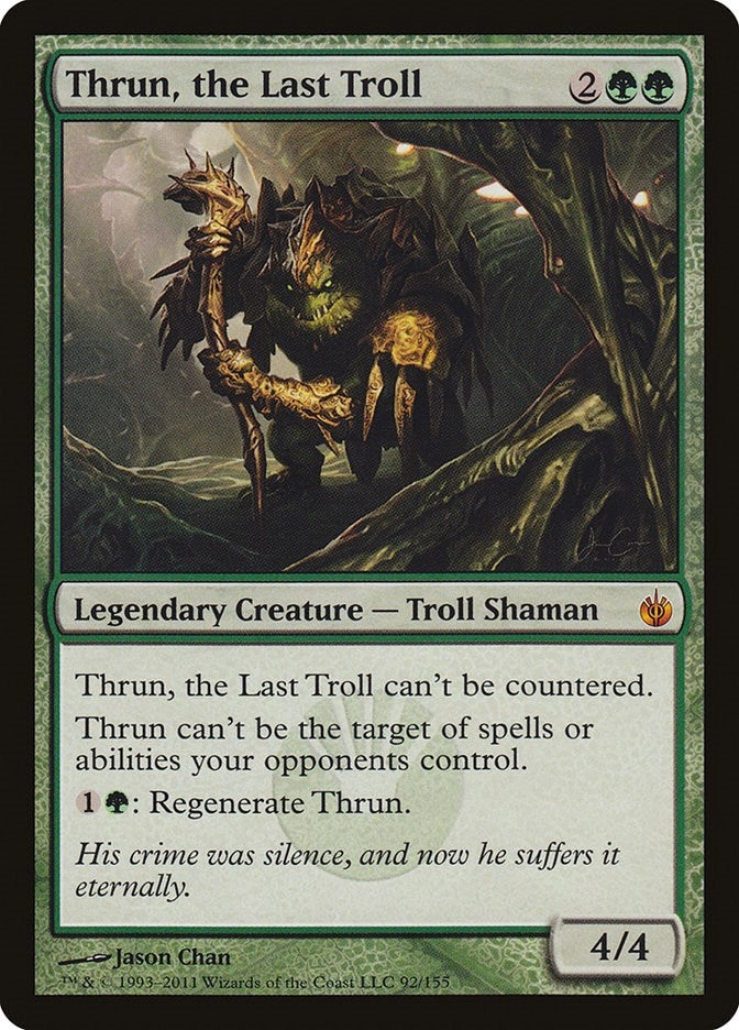 Image for Thrun, the Last Troll (92) - Magic: The Gathering