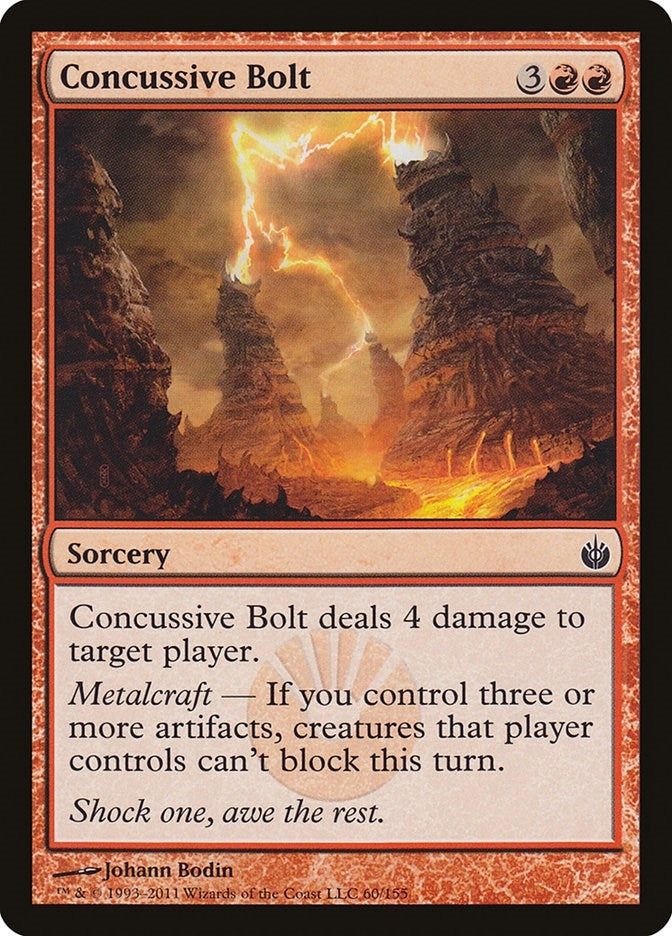 Image for Concussive Bolt (60) (MBS) - Magic: The Gathering