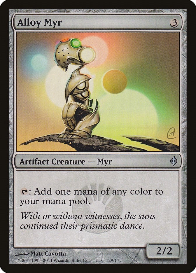 Image for Alloy Myr (129) (NPH) - Magic: The Gathering