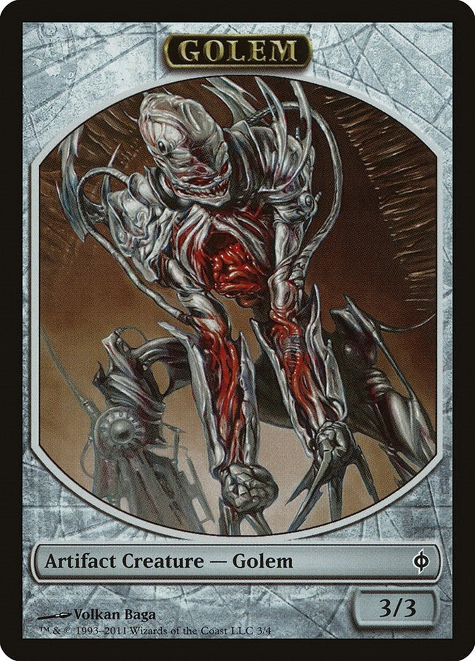 Image for Golem Token (3) - Magic: The Gathering