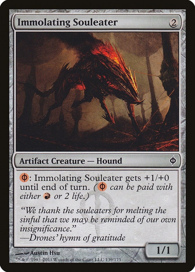 Image for Immolating Souleater (139) (NPH) - Magic: The Gathering