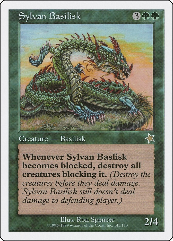 Image for Sylvan Basilisk (145) - Magic: The Gathering