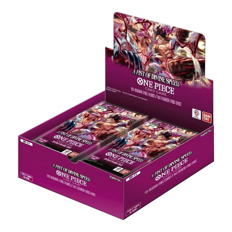 Bandai One Piece Card Game: A Fist Of Divine Speed OP-11 Booster Box