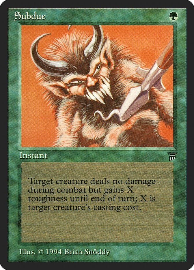 Image for Subdue - Magic: The Gathering