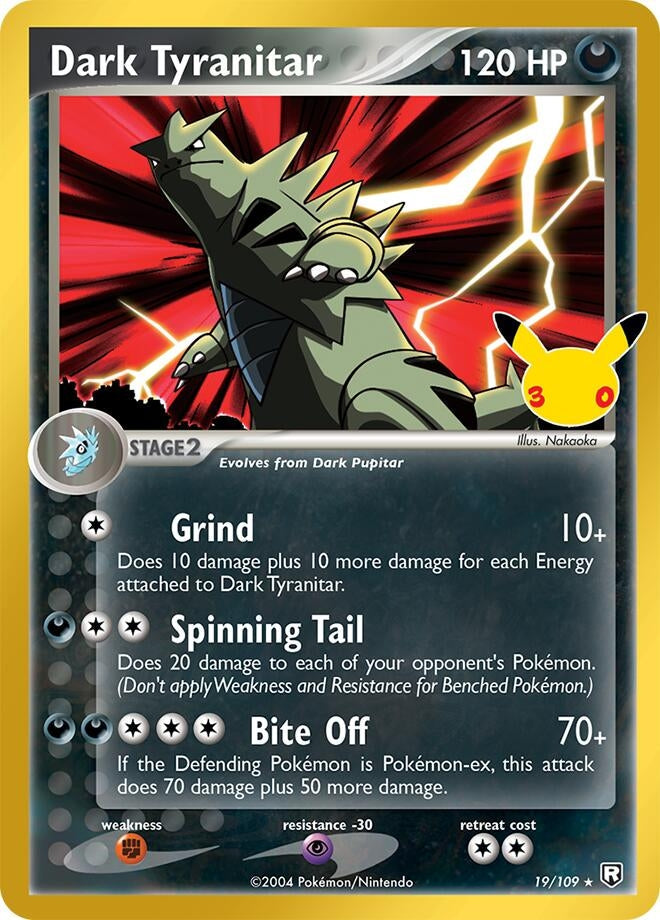 Image for Dark Tyranitar (19/109) (30C) - Pokemon