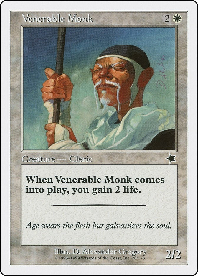 Image for Venerable Monk (28) - Magic: The Gathering