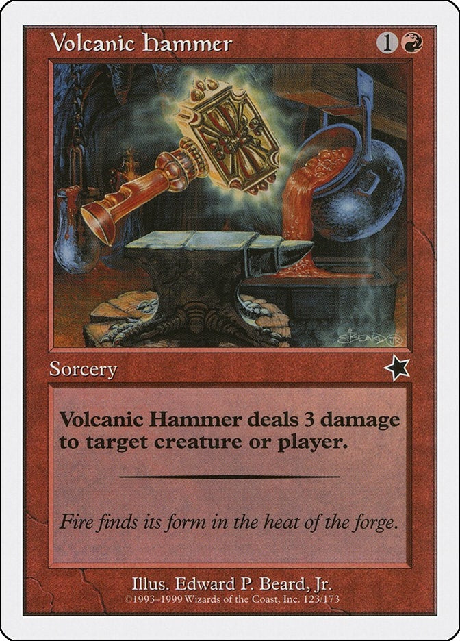 Image for Volcanic Hammer (123) - Magic: The Gathering