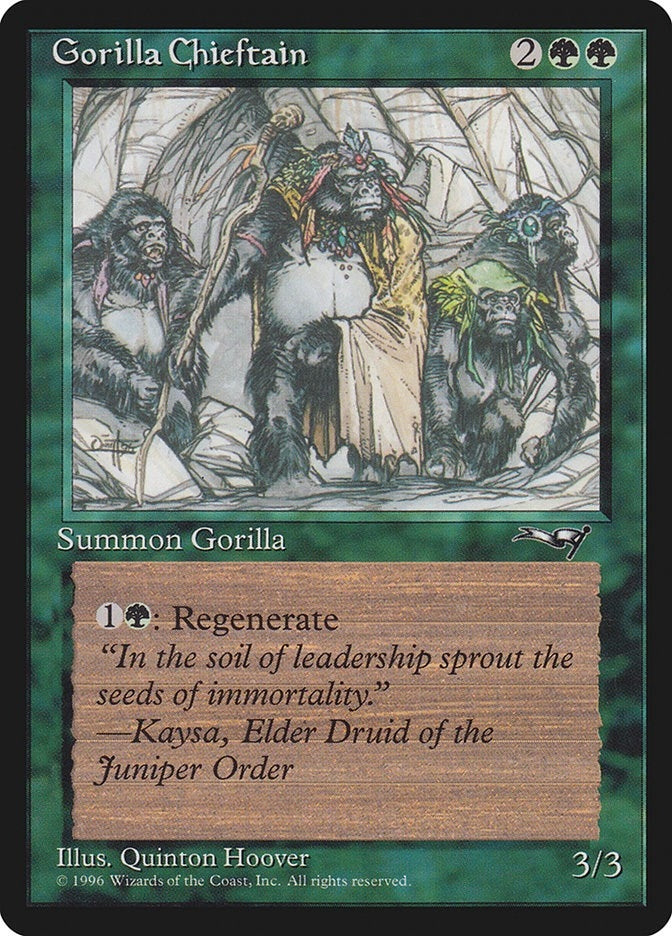 Image for Gorilla Chieftain (4 Gorillas) (78) - Magic: The Gathering
