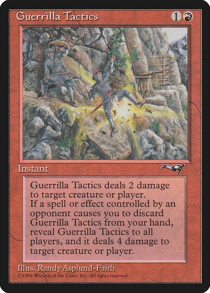 Image for Guerrilla Tactics (Cliff) (111) - Magic: The Gathering