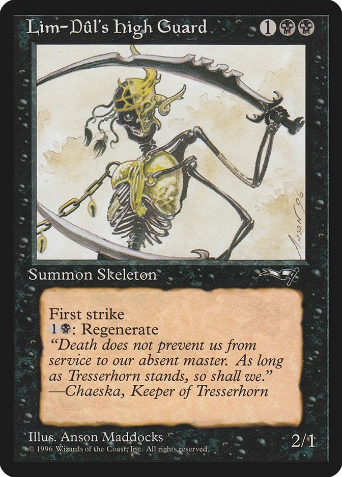 Image for Lim-Dul's High Guard (18) - Magic: The Gathering