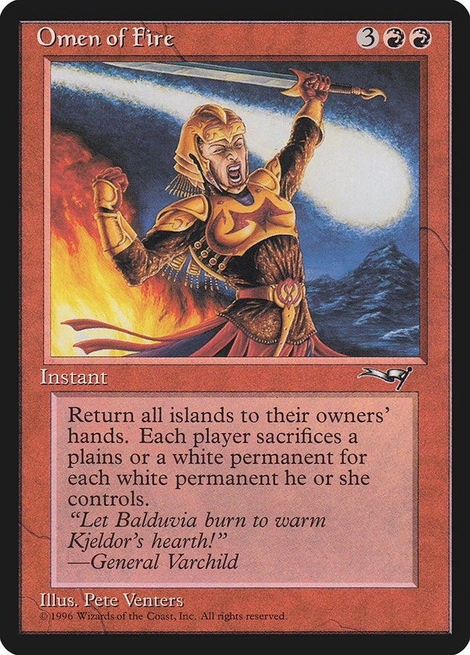 Image for Omen of Fire - Magic: The Gathering