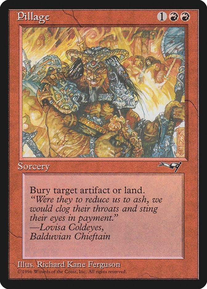 Image for Pillage (113) - Magic: The Gathering