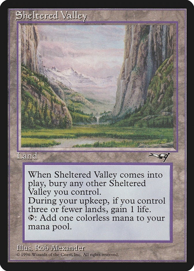 Image for Sheltered Valley - Magic: The Gathering