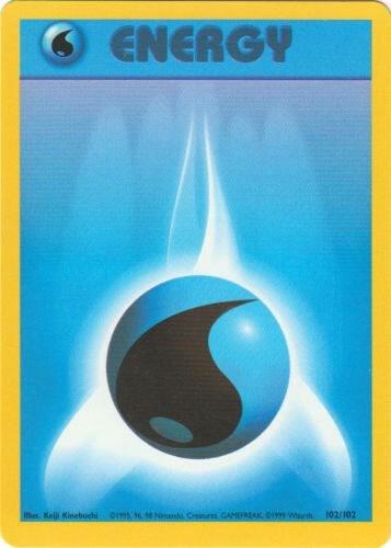 Image for Water Energy (102/102) (BS) - Pokemon