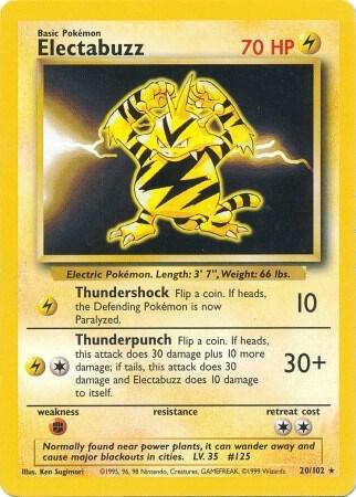 Image for Electabuzz (020/102) (BS) - Pokemon