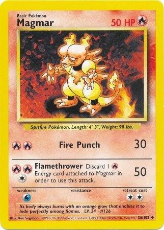 Image for Magmar (036/102) (BS) - Pokemon