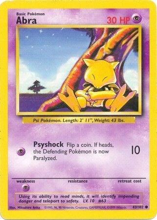Image for Abra (043/102) (BS) - Pokemon