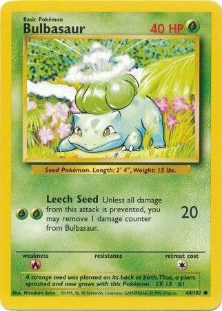 Image for Bulbasaur (044/102) (BS) - Pokemon