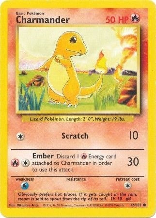 Image for Charmander (046/102) (BS) - Pokemon