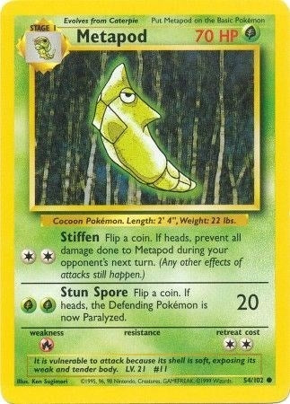 Image for Metapod (054/102) (BS) - Pokemon