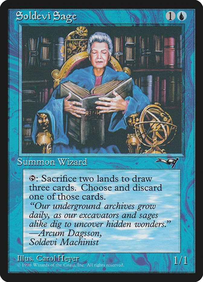 Image for Soldevi Sage (Old Woman) (52) - Magic: The Gathering