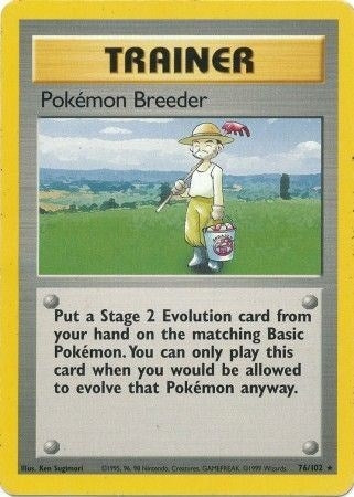 Image for Pokemon Breeder (076/102) (BS) - Pokemon