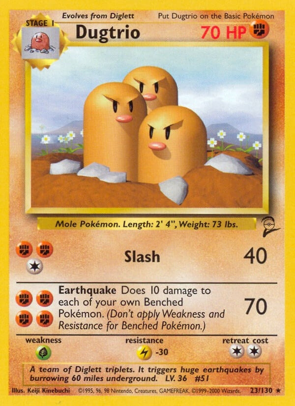 Image for Dugtrio (023/130) (BS2) - Pokemon