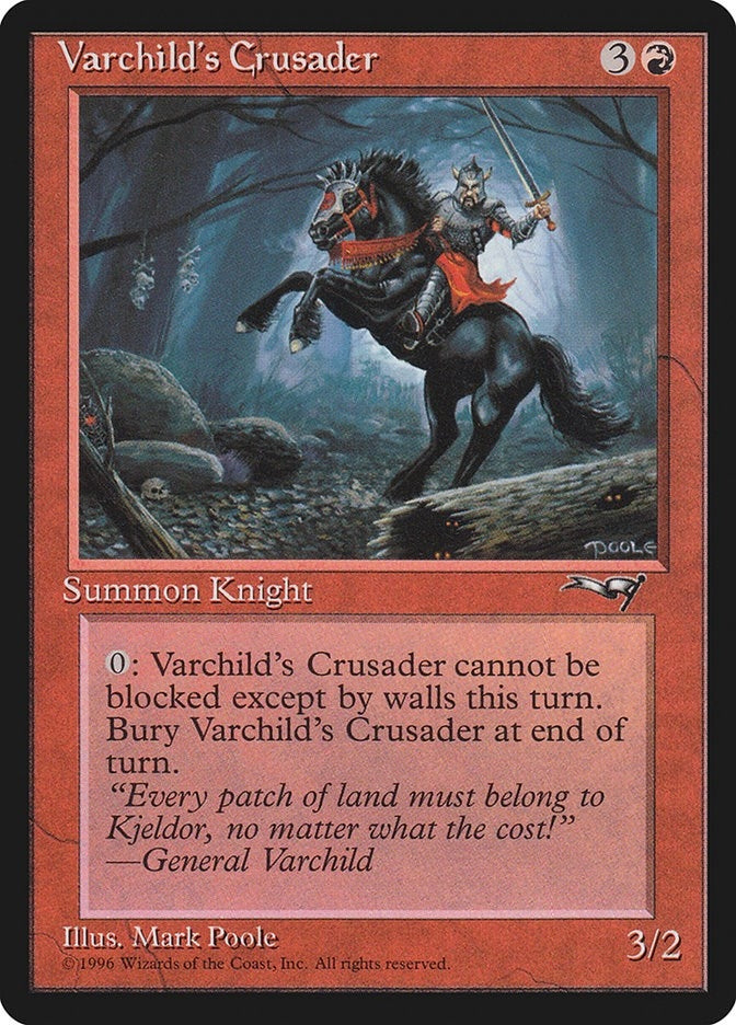 Image for Varchild's Crusader (121) - Magic: The Gathering