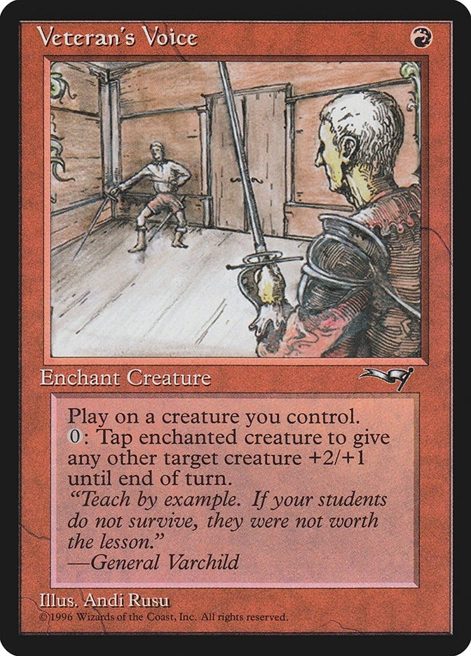 Image for Veteran's Voice (124) - Magic: The Gathering