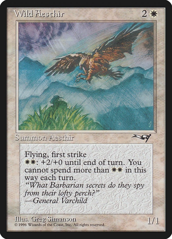 Image for Wild Aesthir (Blue Mountains) (155) - Magic: The Gathering