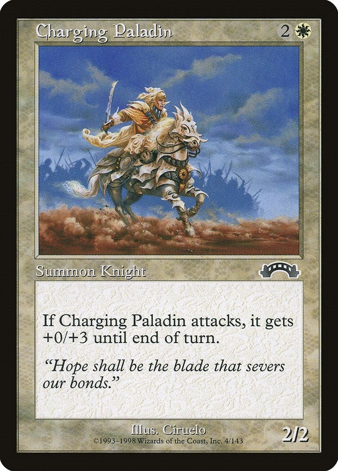 Image for Charging Paladin (4) - Magic: The Gathering