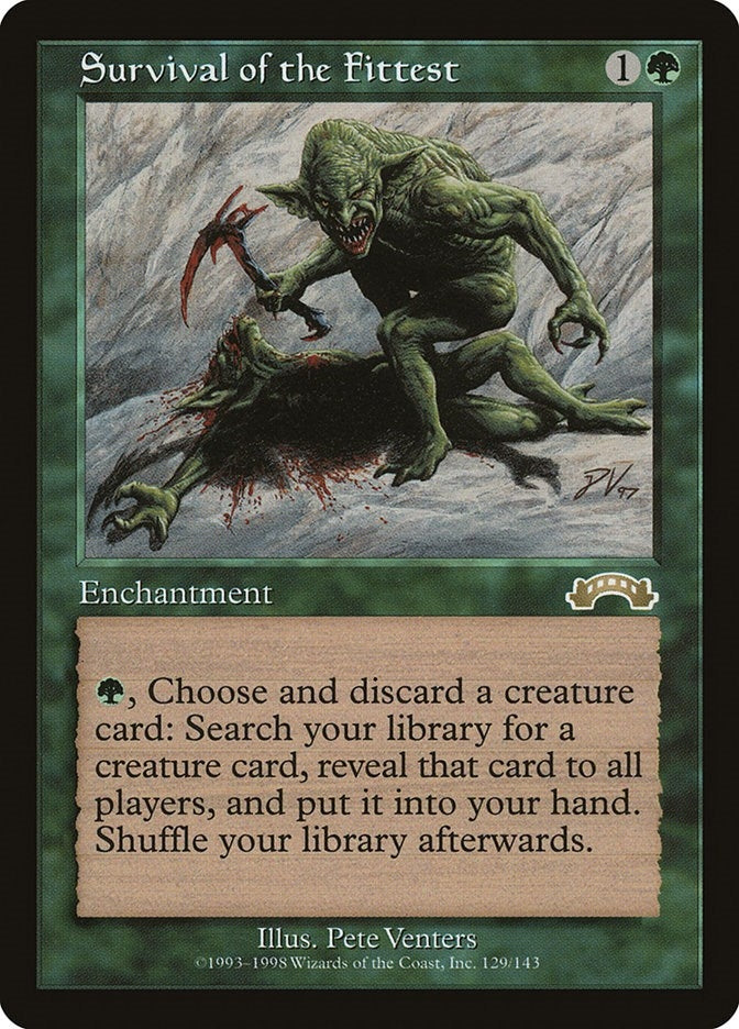 Image for Survival of the Fittest (129) - Magic: The Gathering