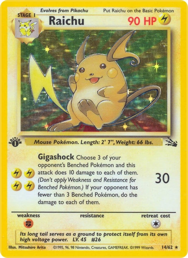 Image for Raichu (14) (14/62) (FO) - Pokemon