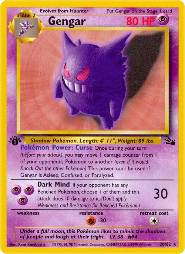 Image for Gengar (20) (20/62) (FO) - Pokemon